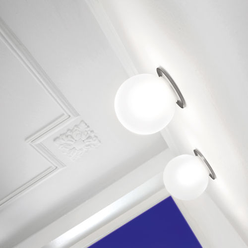 Applique design minimalista - ZBOWL - Hi Project srl - Brillamenti - da interno / in vetro soffiato / sferica