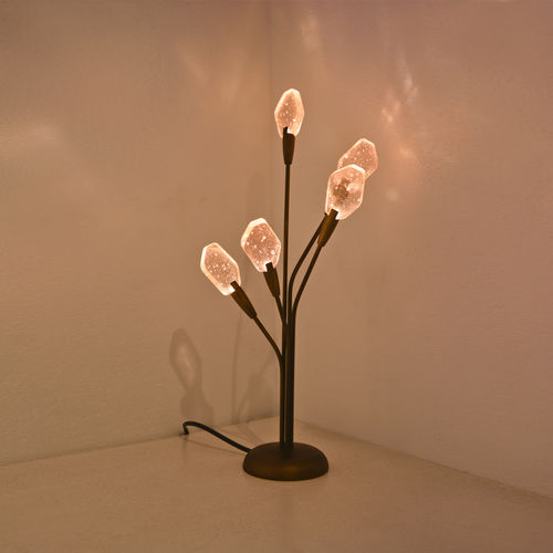 Lampada da tavolo - Petalo - Hi Project srl - Brillamenti - da comodino / in ottone / in vetro di Murano