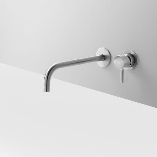 Miscelatore per lavabo - A-LP22 - ICÓNICO - da parete / in metallo cromato / da bagno