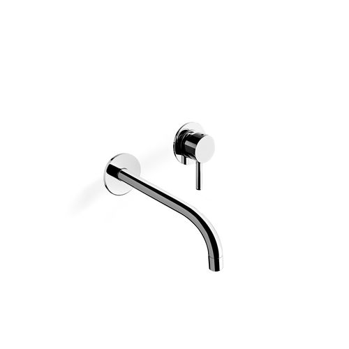 Miscelatore per lavabo - A-LP21 - ICÓNICO - da parete / in metallo cromato / da bagno