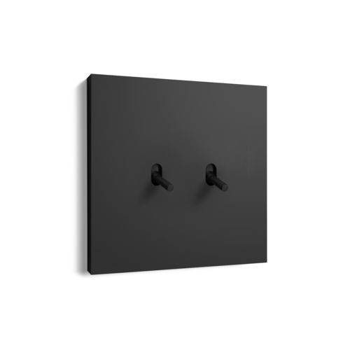Interruttore a leva - IC3480 - ICÓNICO - ad incasso / doppio / in metallo