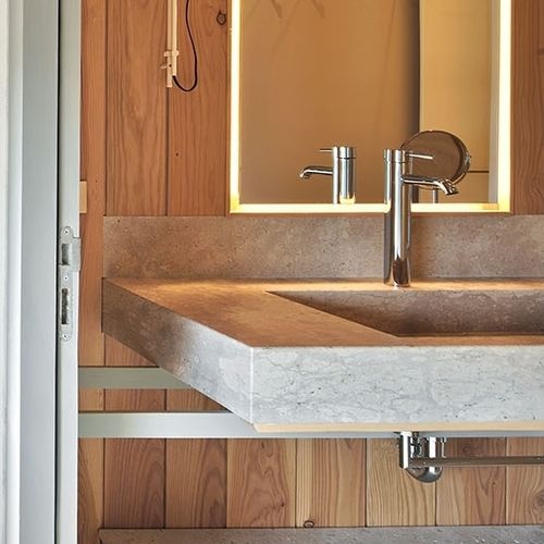 Miscelatore per lavabo - A-LE12 - ICÓNICO - da appoggio / in metallo cromato / da bagno