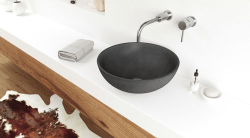 Lavabo da appoggio - ORB - Gravelli - in calcestruzzo / rotondo / contemporaneo