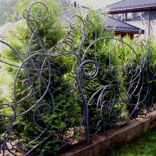 Recinzione a sbarre - 36 - La Forge Artistique - da giardino / in ferro modellato / contemporanea