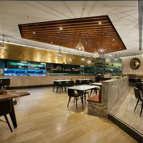 Baffle acustico in laminato - GRILL SYSTEM - Integra - Interior Systems - in MDF / sospeso / rettangolare