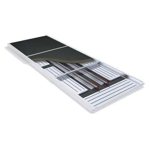 Controsoffitto in metallo - NEXT HYBRID® - Integra - Interior Systems - in pannelli / ad isola / per ufficio