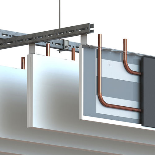 Controsoffitto in metallo - INTEGRA-B - Integra - Interior Systems - in pannelli / per ufficio / per sala conferenze