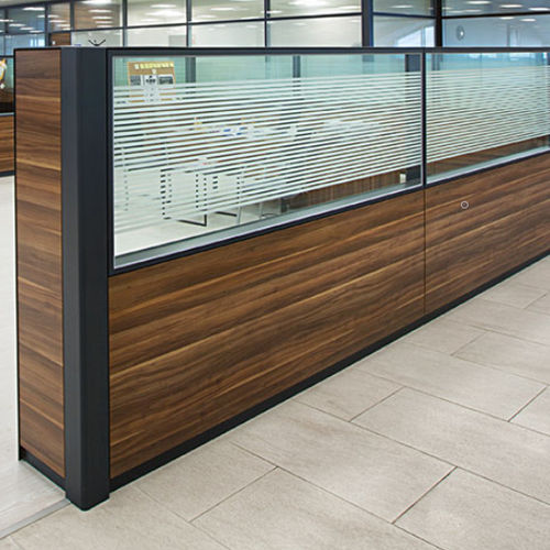 Parete fissa - SEPERA - Integra - Interior Systems - mobile / a vetrina / in legno