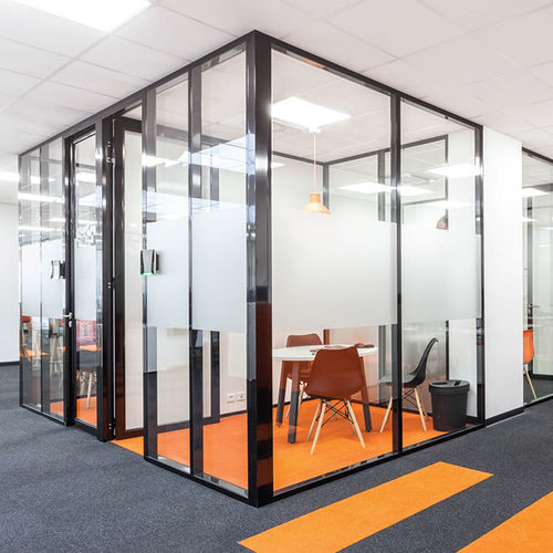 Parete amovibile - Partition® 40 - ABCD INTERNATIONAL - fissa / a vetrina / a doppi vetri