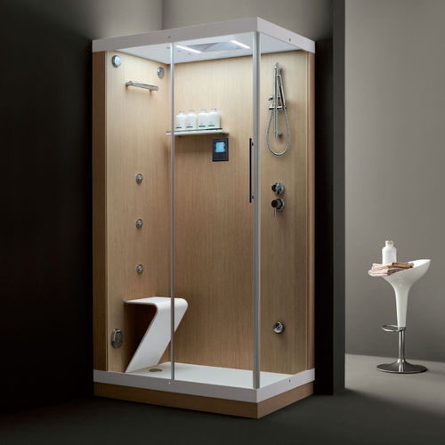 Box doccia in vetro - CENTO.20.90 - ilma srl - con porta scorrevole / d'angolo