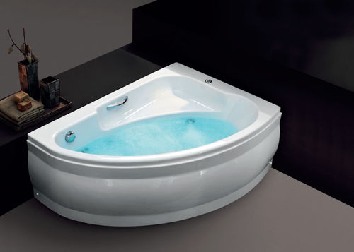 Vasca da bagno d'angolo - NEW CORNER - ilma srl - in metacrilato / bianca