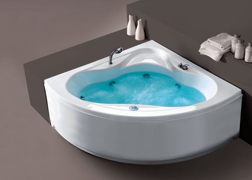 Vasca da bagno d'angolo - VALENCIA - ilma srl - in metacrilato / bianca