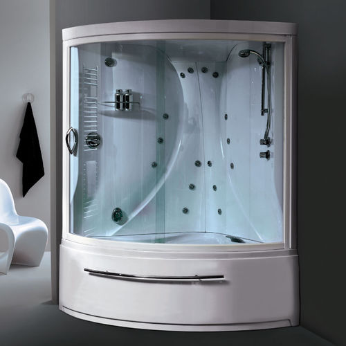 Vasca da bagno doccia d'angolo - SINERGY - ilma srl - da incasso