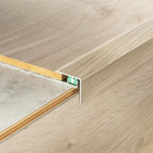 Profilo di finitura in alluminio - UNISYSTEM PLUS G/2 - PLUS G/4 - PROFILPAS - per piastrelle / a sezione rettangolare / beige
