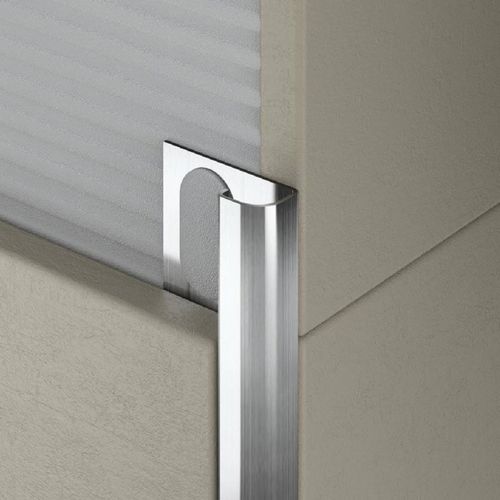 Profilato di transizione acciaio - CERFIX PROTRIM N - PROFILPAS - per piscina / ad angolo / argentato