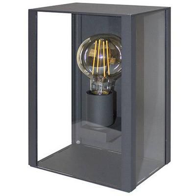 Applique contemporanea - KADRO E27 : OU25324 - Indigo Lighting - da esterno / in alluminio / rettangolare