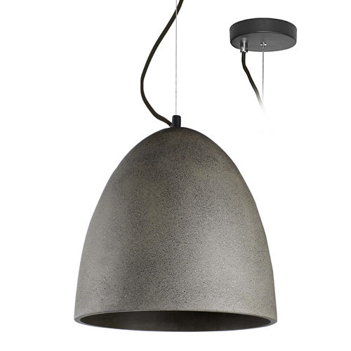 Lampada a sospensione - SANDY 1 E27 : SU11455 - Indigo Lighting - in calcestruzzo / contemporanea / con cavo