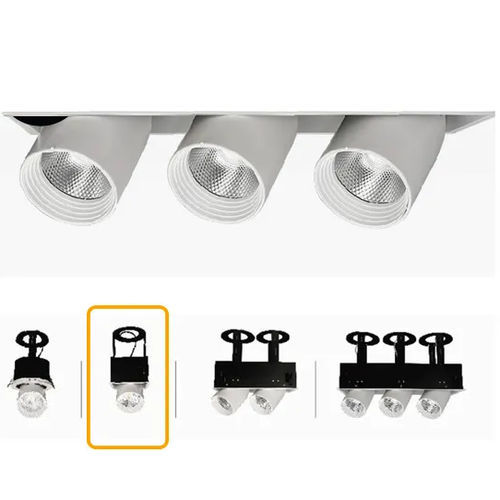 Faretti a binario LED - TLE series - ULTIMATELED - cilindrico / in metallo / per l'industria agroalimentare