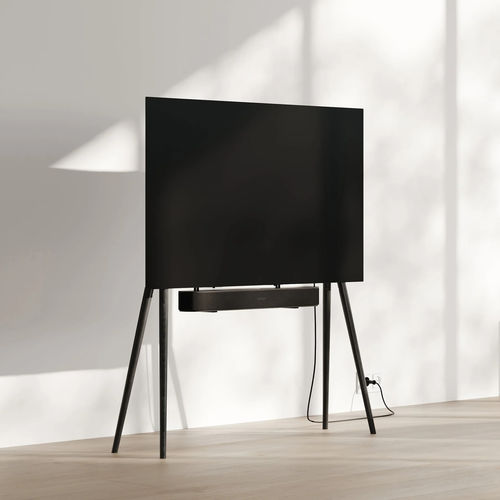 Supporto per TV da terra contemporaneo - YakiSugi - Esthete LLC - in rovere / per uso residenziale / 200 x 200
