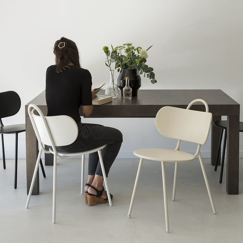 Sedia contemporanea - swim - bibelo - da esterno / da interno / in metallo