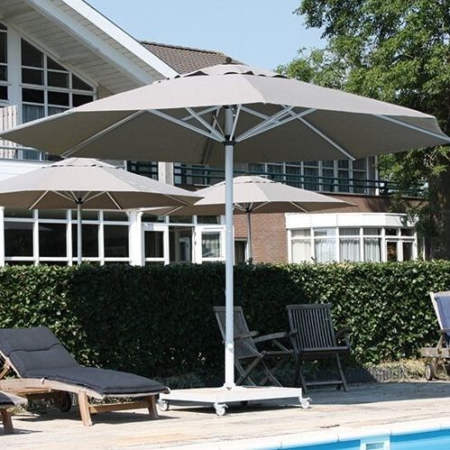 Ombrellone quadrato - PRESTO PRO - Solero Parasols - rotondo / palo centrale / telescopico