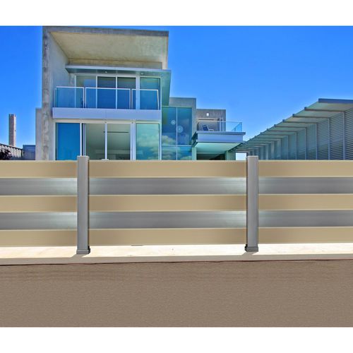 Recinzione a lamelle - MODERN : M6484 - Style Doors S.A. - da giardino / in alluminio / contemporanea