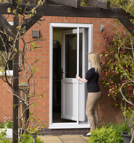 Zanzariera scorrevole - PRESSFIT UPVC  - Phantom Screens - per porta