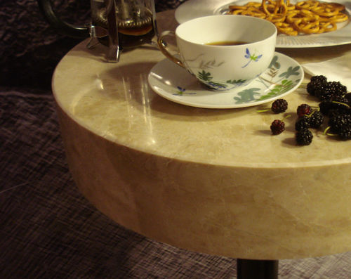 Tavolo contemporaneo - DANTA MARMOR - in marmo / in travertino / rettangolare