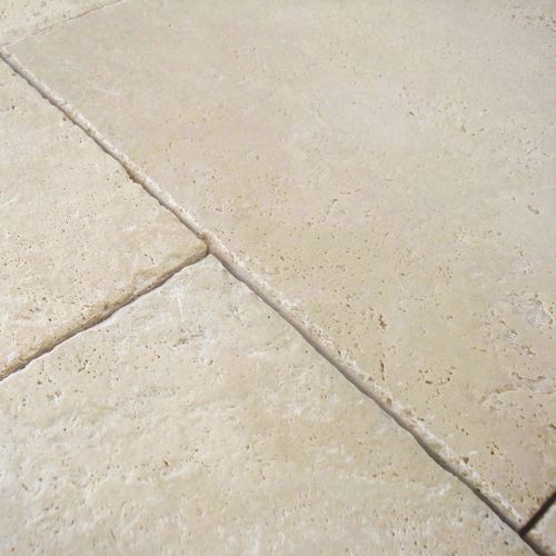 Lastricato in travertino - Travertine Stone with Antique Look - DANTA MARMOR - da esterno / testurizzato / antiscivolo