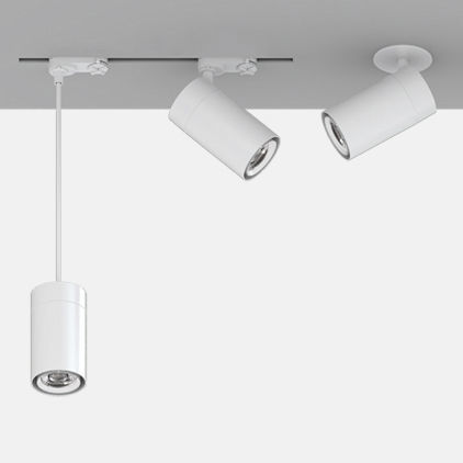 Faretti a binario LED - SMARTER G2 COLLECTION - Kinglumi Co., Ltd. - tondo / in alluminio / per museo