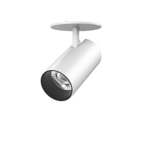 Faretti a binario LED RGBW - RGBW - Kinglumi Co., Ltd. - cilindrico / in ghisa di alluminio / contract