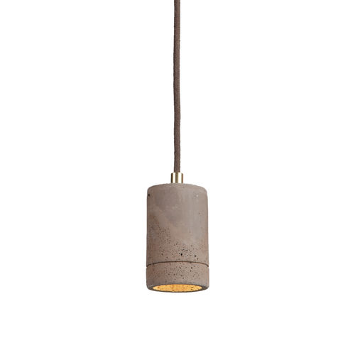 Lampada a sospensione - KALLA 11 - Living Concrete Ltd - in acciaio / in calcestruzzo / contemporanea