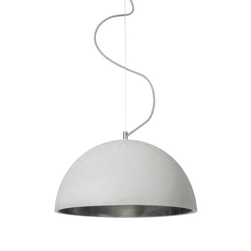 Lampada a sospensione - SPHERE FERRO - Living Concrete Ltd - in acciaio / in calcestruzzo / contemporanea