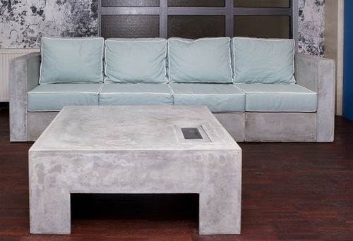 Divano modulare - MODULAR  - Living Concrete Ltd - contemporaneo / da esterno / in calcestruzzo