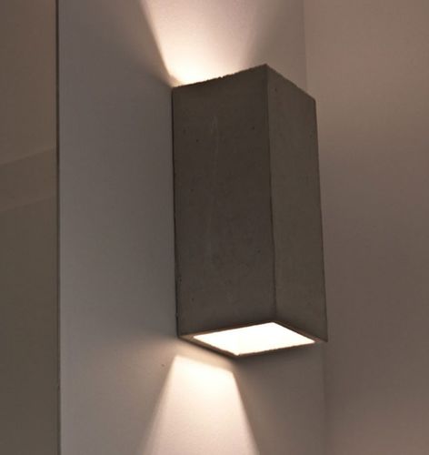 Applique contemporanea - ORTO - Living Concrete Ltd - da interno / in acciaio / in calcestruzzo