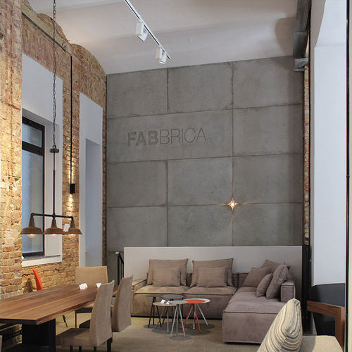 Pannello decorativo da costruzione - CORNER  - Living Concrete Ltd - per muro / in calcestruzzo / levigato