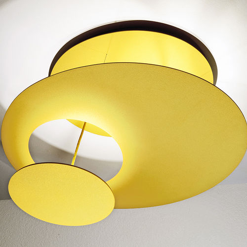 Plafoniera contemporanea - HOVER - millelumen - rotonda / in metallo / LED