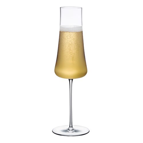 Flûte per champagne in vetro - STEM ZERO - nude - contract