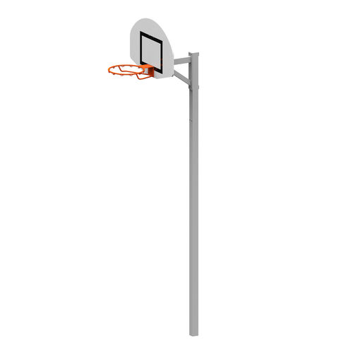 Cestello da basket da esterno - S14019 - SODEX SPORT - con fissaggio a tasselllo / da installare a terra / in acciaio galvanizzato