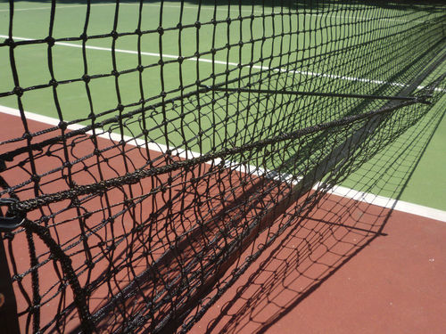 Rete da tennis in HDPE - S25910 - SODEX SPORT - nera / 2 mm / agonistico