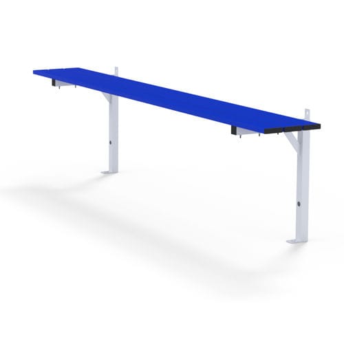 Panca per spogliatoio contemporanea - S36051 - SODEX SPORT - in alluminio / in acciaio verniciato / a muro