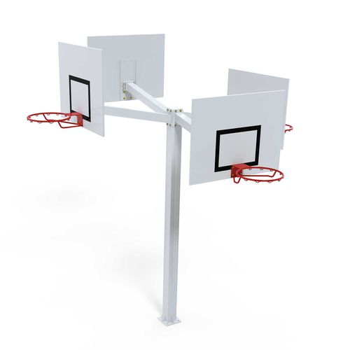 Cestello da basket da esterno - S14090GC - SODEX SPORT - fisso / in acciaio galvanizzato / in fibra di vetro