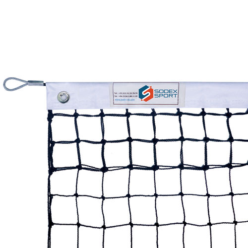 Rete da tennis in HDPE - S25830 - SODEX SPORT - nera / 2 mm / agonistico