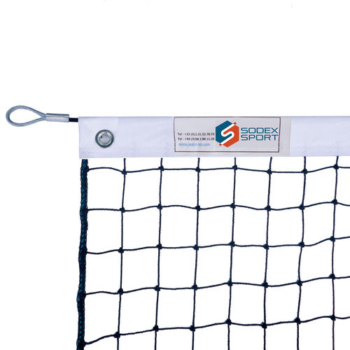 Rete da tennis in HDPE - S25820 - SODEX SPORT - nera / 2 mm / agonistico