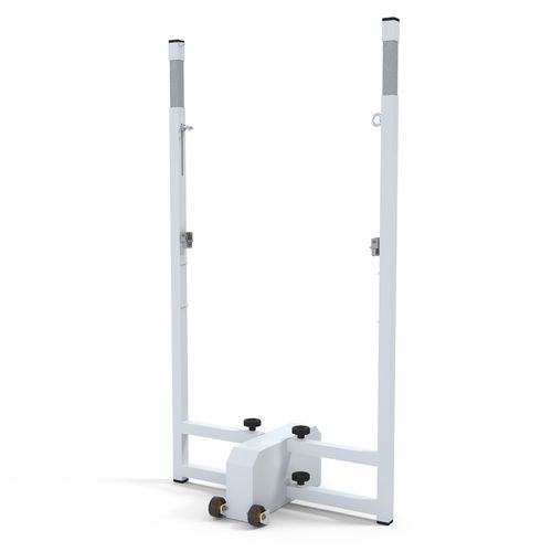 Palo per badminton mobile - S27263 - SODEX SPORT - in acciaio / bianco / termolaccato