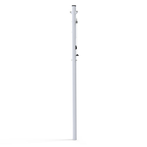 Palo da pallavolo con fissaggio a tasselllo - S30176 - SODEX SPORT - in alluminio / bianco / termolaccato