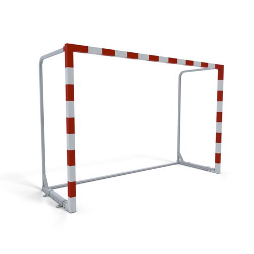 Porta da pallamano agonistico - S16274 - SODEX SPORT - in alluminio / pieghevole / bianca e rossa
