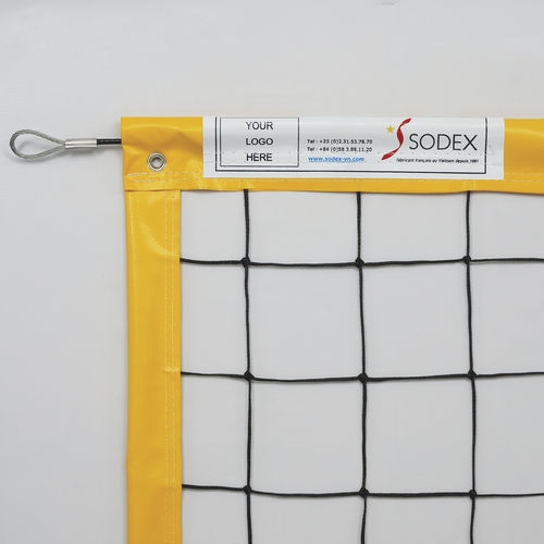 Rete da pallavolo in HDPE - S32856 - SODEX SPORT - nero / 3 mm / agonistico