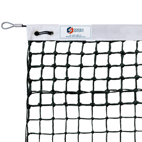 Rete da tennis in HDPE - S25871 - SODEX SPORT - nera / 3 mm / agonistico