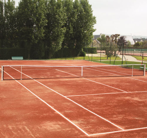 Rete da tennis in HDPE - S25881 - SODEX SPORT - nera / 4 mm / per allenamento